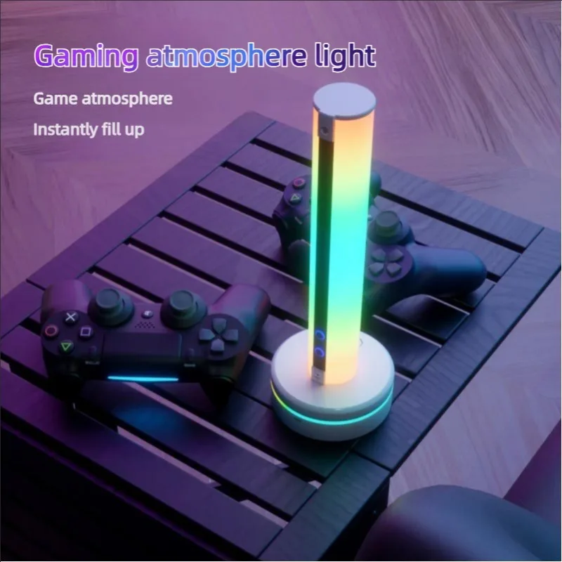RGB Light Bar E-sports Game LED Decoration Lights Music Rhythm Ambient Pickup Lamp Smart Colour Atmosphere for Gaming Room Decor