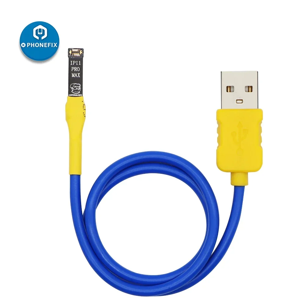 Mecânico DC Power Supply Boot Line, controle atual, cabo de teste, conector da bateria, suporte para iPhone 6P para 15 dispositivos, Repair Tool