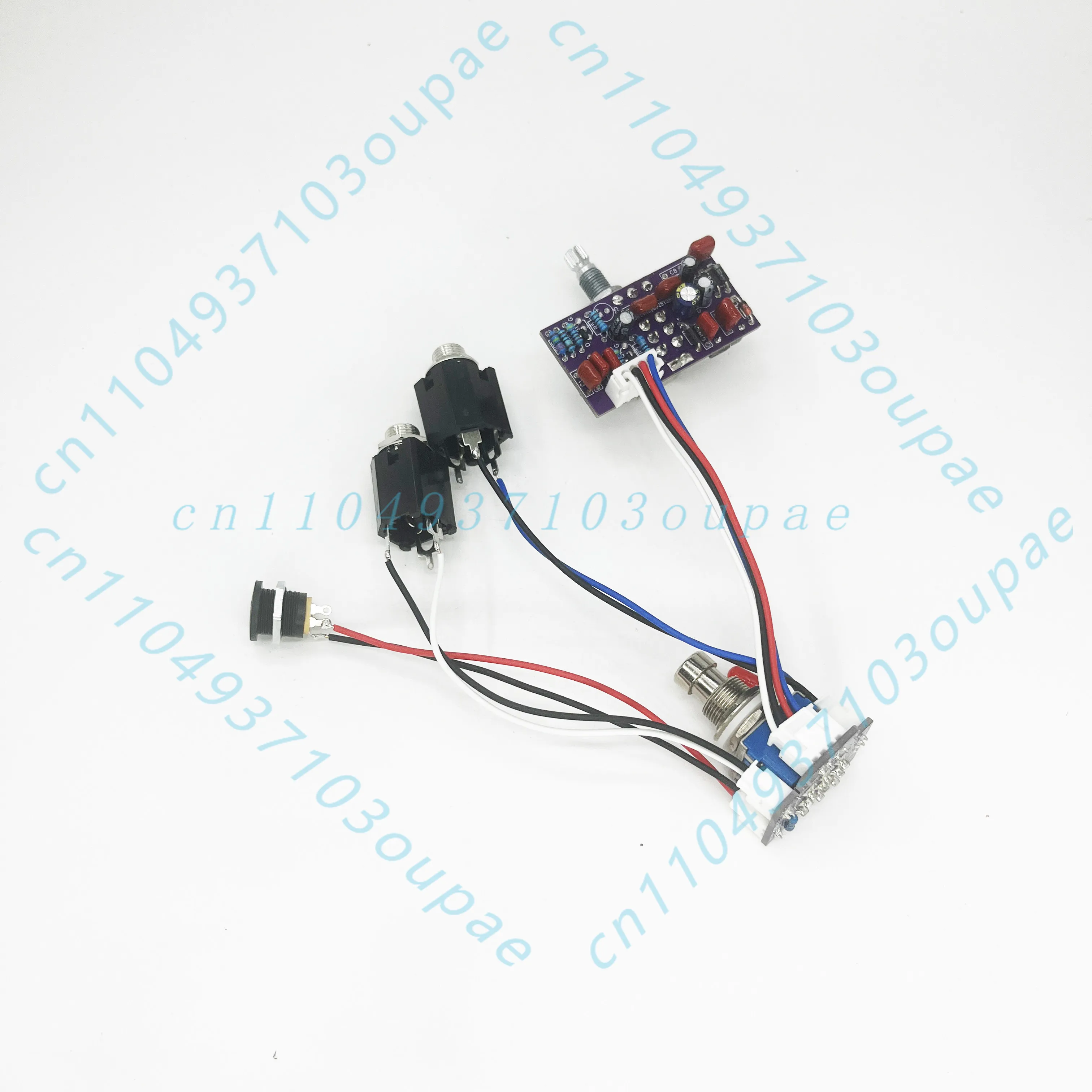 diy-handmade-electric-guitar-single-field-effects-for-katana-boost-replica-excitation-boost-circuit-board