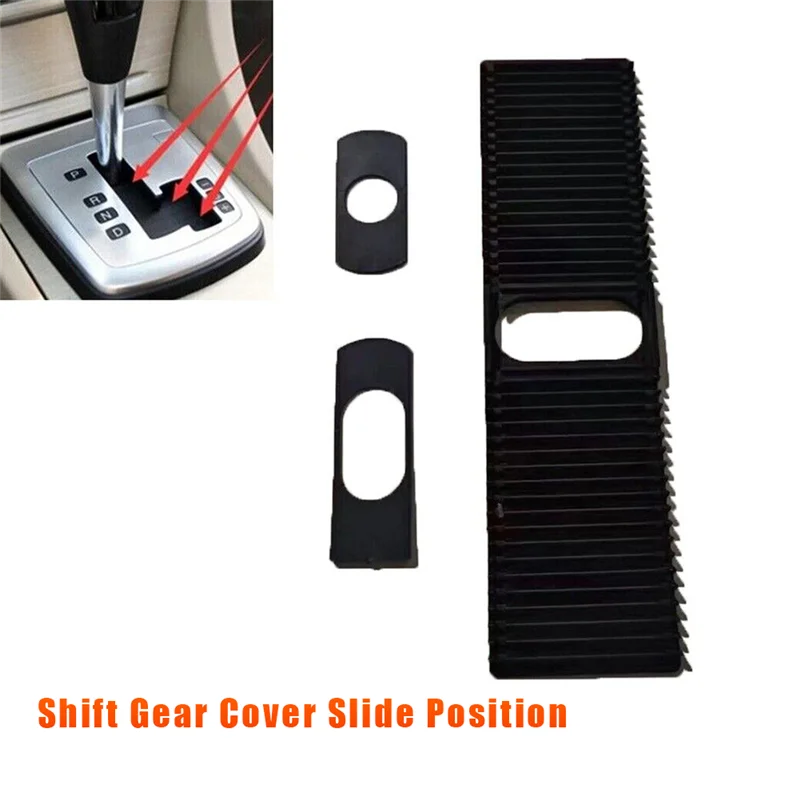 ABPP-For فورد فوكس 2010-2014 سيارة A/T شيفتر المنزلق قبعات موقف مؤشر 9M597C444AA التحول مقبض تروس غطاء غبار المنزلق