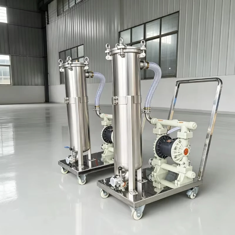 Automatic Discharge Optional Industrial Filter Reduce Manual Operation for Continuous Production Lines
