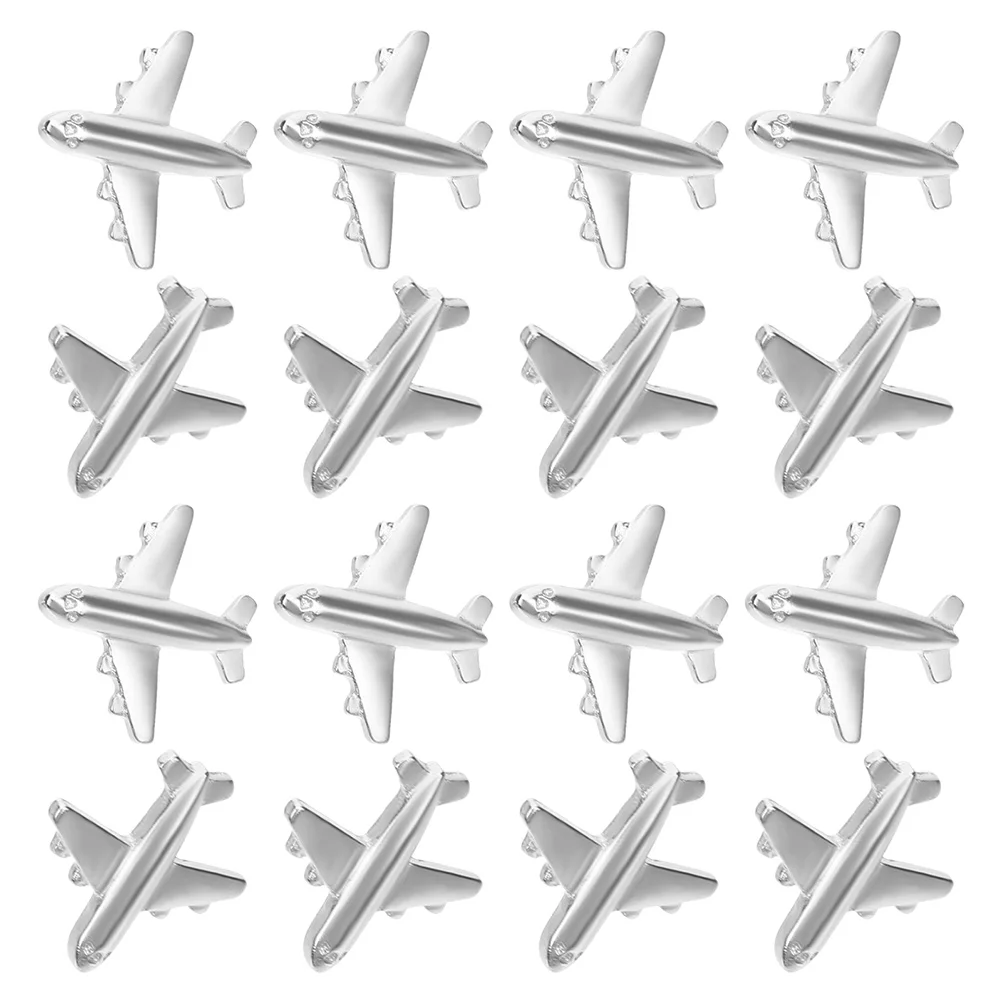 30 Pcs Thumbtack Aircraft Pushpin Travel Cork Board for Office Thumbtacks Metal Plane Airplane Pushpins