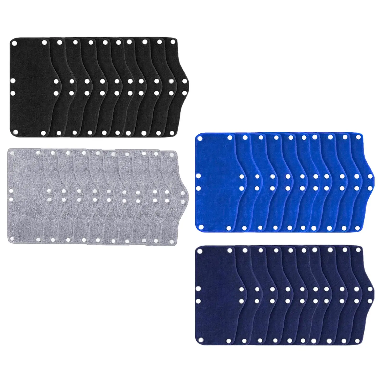 

10 Pieces Hard Hat Sweatband Washable Keeps You Cool Dry Comfort Terry Cotton Sweat Absorbing Cool Band Liner Helmet Accessories