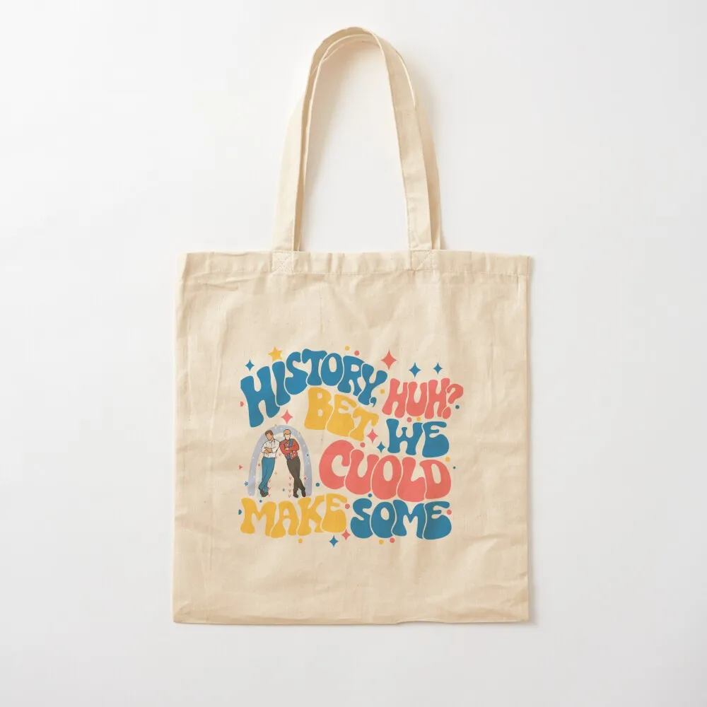 

History, Huh Bet We Could Make Some Red White and Royal Blue Tote Bag Beach bag shopper bag women Canvas Tote