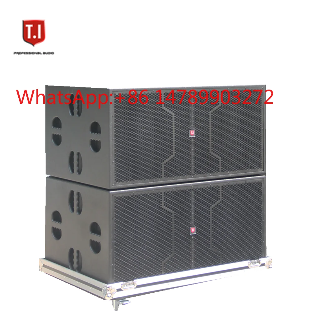 Bass LA218 Dual 18 Inch Subwoofer Line Array System Professional Stage Event Bass Speaker