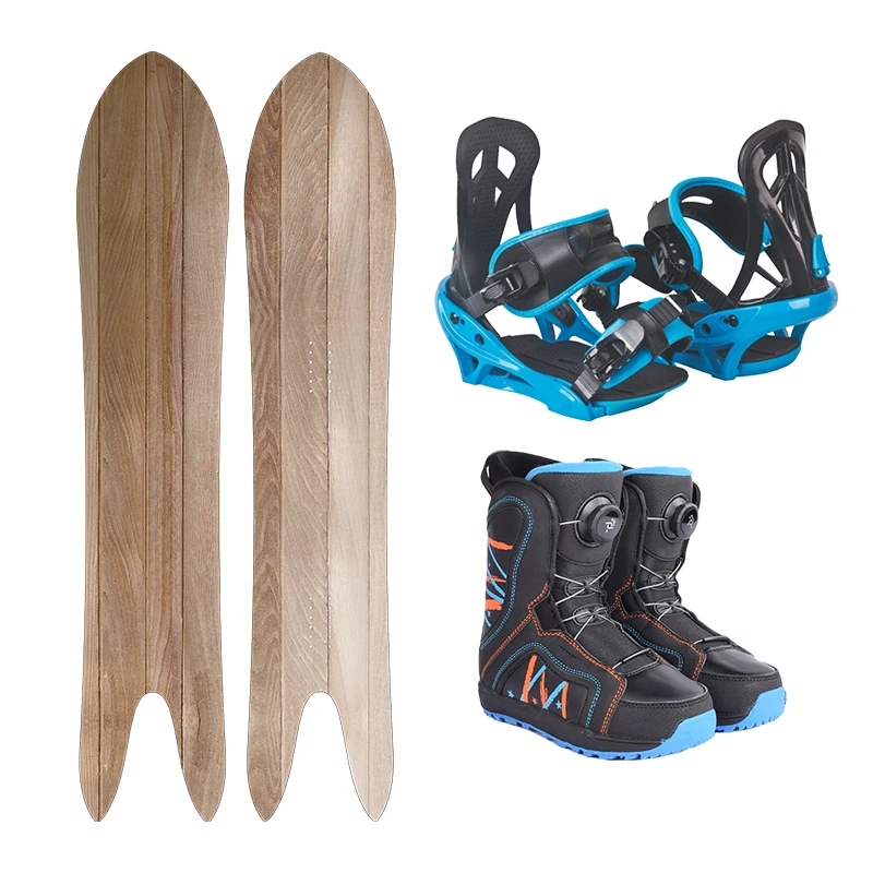 High quality poplar wood snow board powder swallowtail adult new snowboard