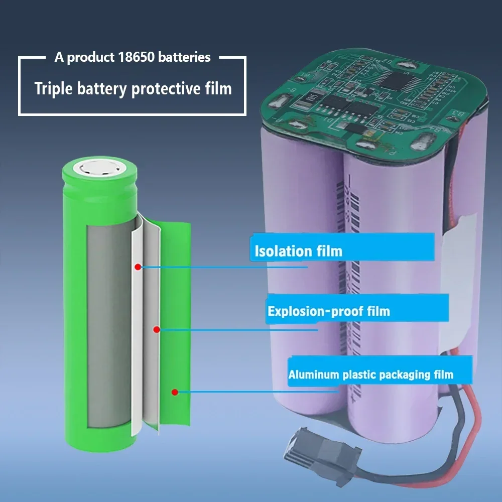 Batería de iones de litio para Conga Excellence, 14,4 V, 6800mAh, 950, 990, 1090, 1790, 1990, Deebot N79S, N79, DN622, Eufy Robovac 11S, 12x500