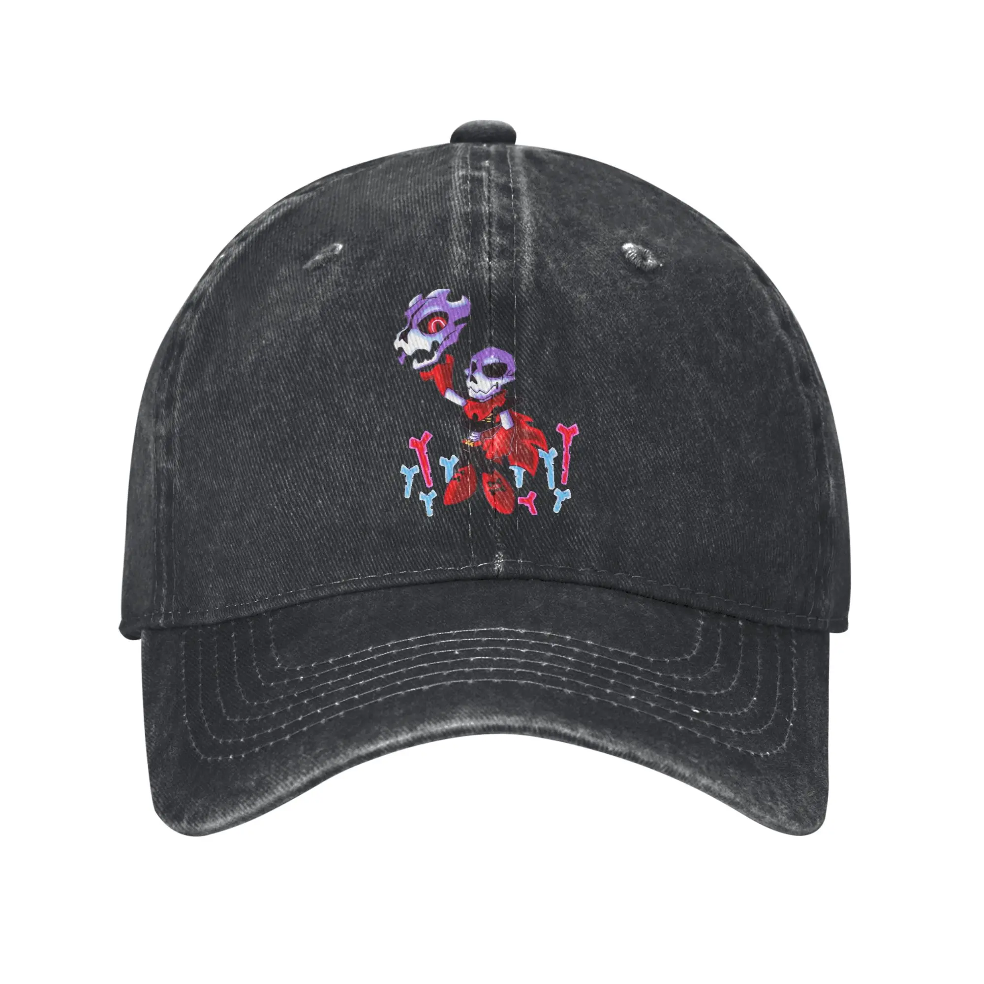 Game Undertales Papyrus Baseball Caps Retro Distressed Washed  Snapback Hat Unisex Style Summer Adjustable Caps Hat