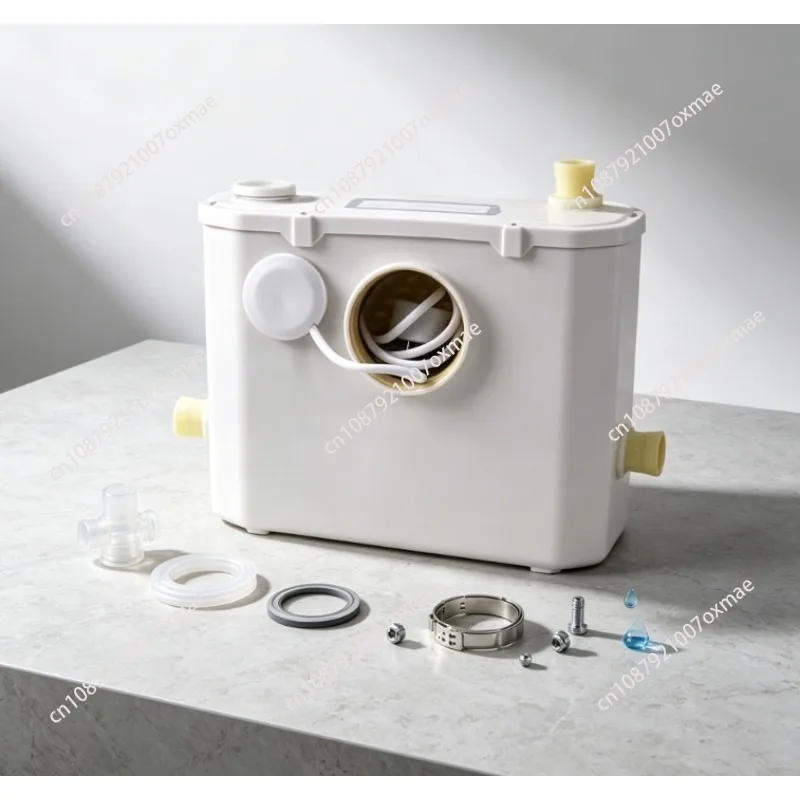 Electric Crushing Sewage Lift Pump, Multifunctional Upward Drainage Pump for Basement Toilet
