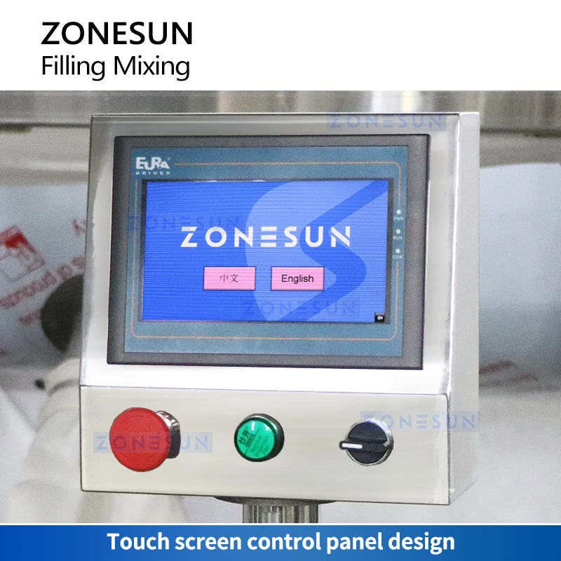 ZONESUN Riempitrice a coclea Pesatrice di polvere Riempitrice Pompa di alimentazione sottovuoto Serbatoio di miscelazione polvere ZS-MB500FP