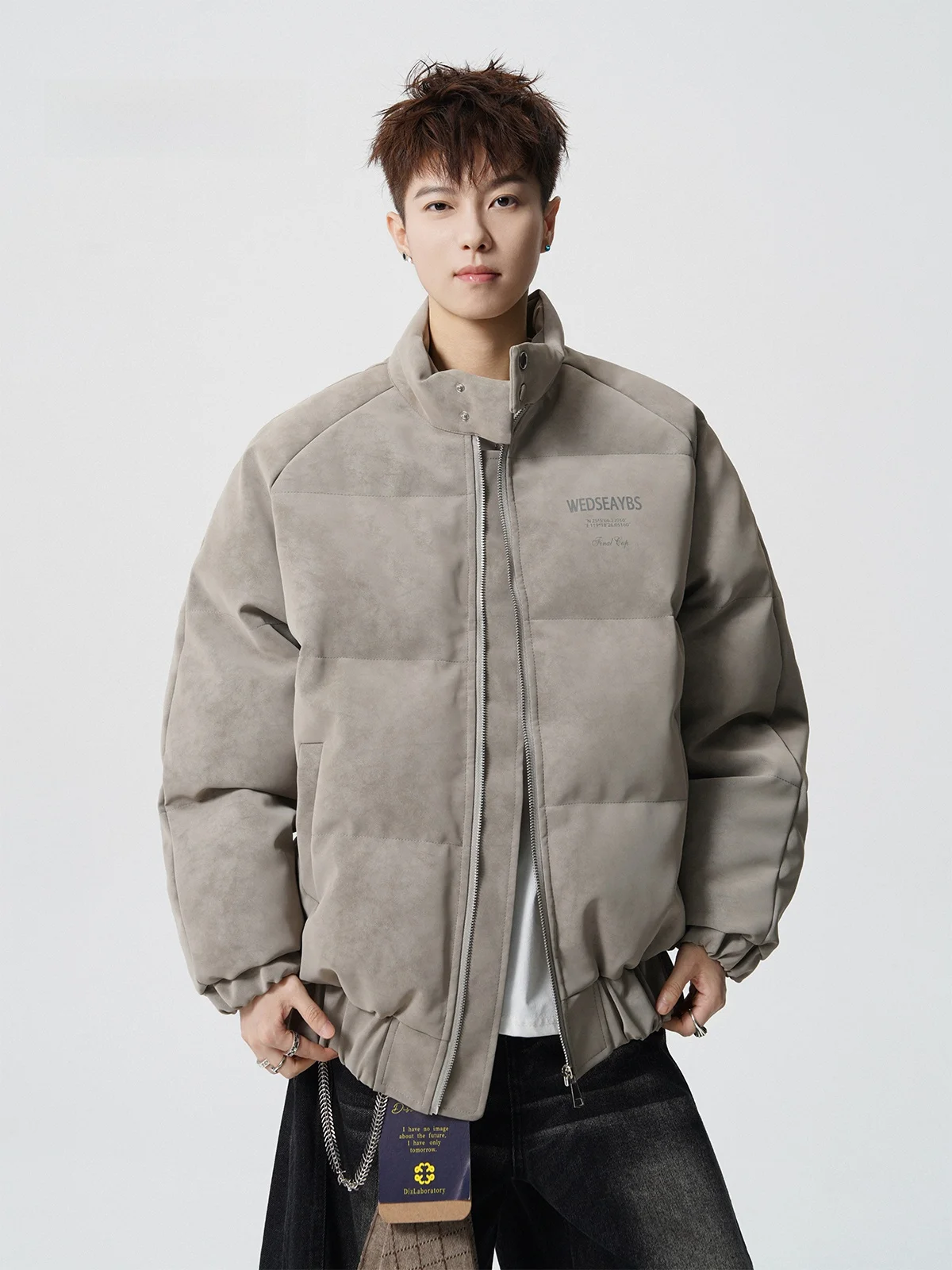 

Американский Sle Heavyweight ey, ветрозащитный хлопковый джет, мужское зимнее модное высококачественное теплое повседневное пальто для пар