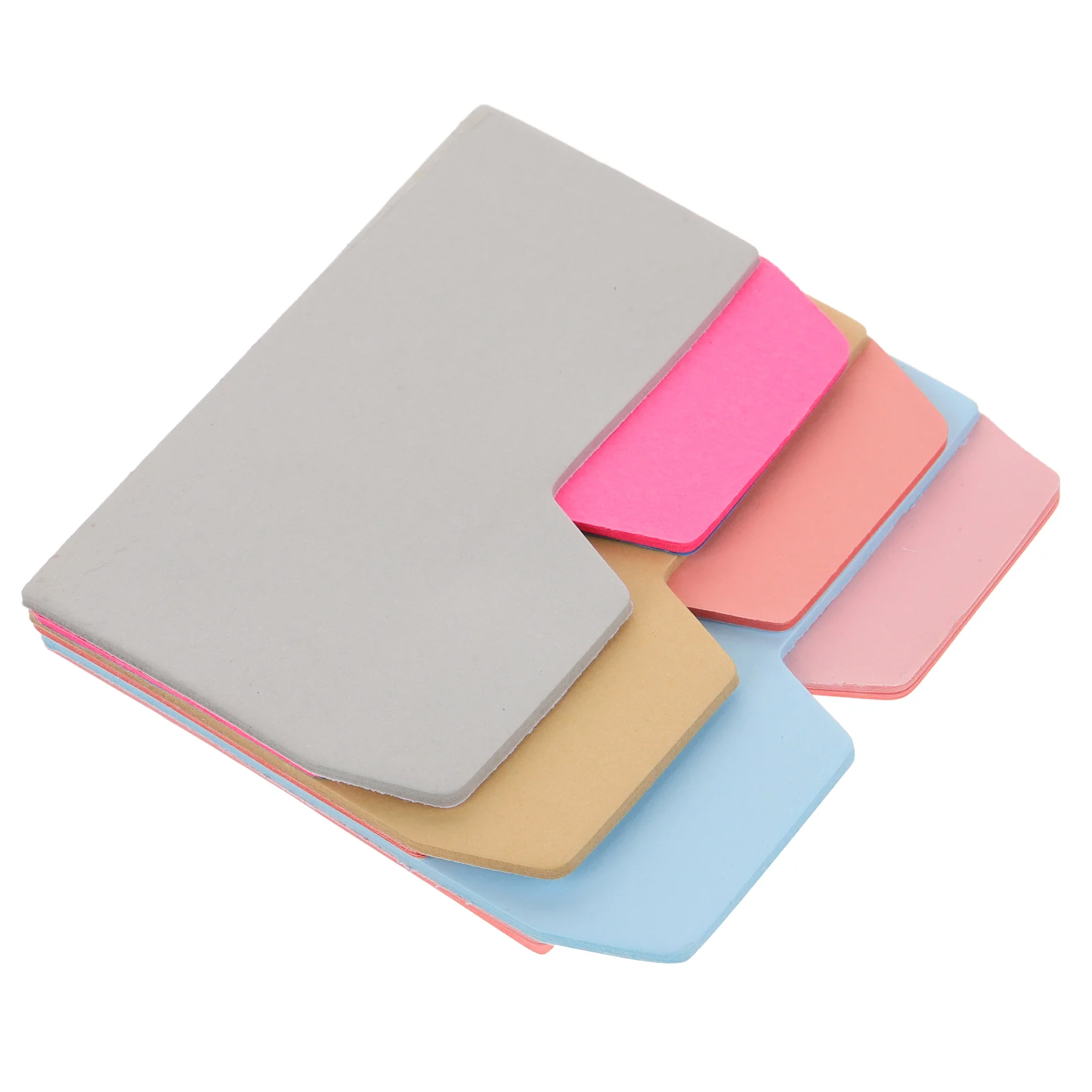 6-kleuren Label Zelfklevende Etiketten Kleurrijke Plaknotities Neon Stickers Memo Pads