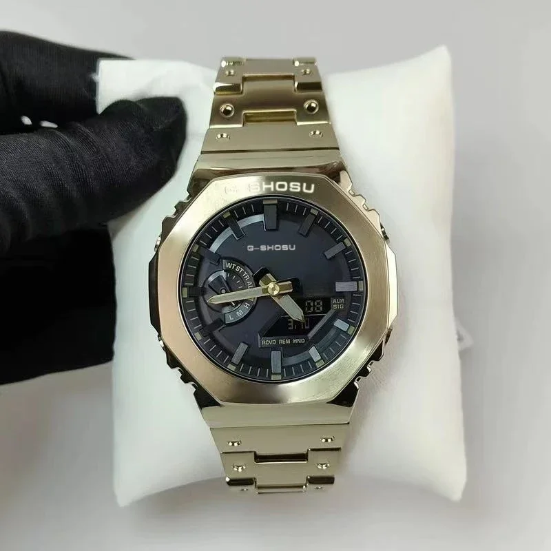 

Спортивные унисекс электронные цифровые часы полнофункциональные светодиодные двойные дисплеи мировое время автоматические ручные подъемные фонари