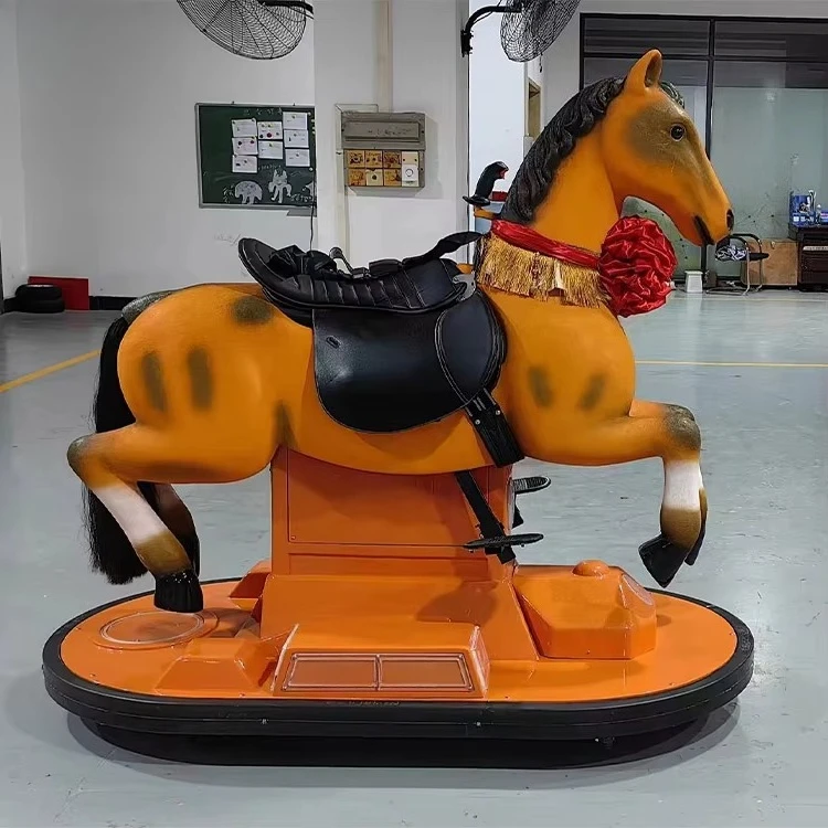 Horse emulator riding racing game arcade children's electric riding equipment