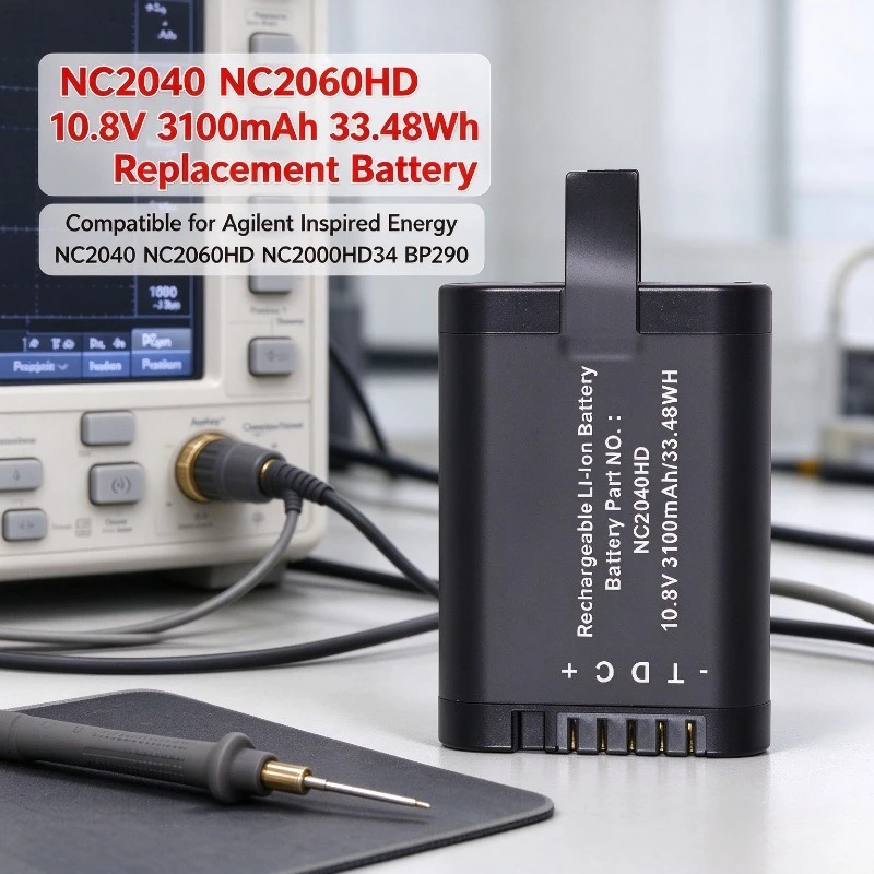NC2040HD 10.8V 3100mAh 33.48WH Replacement Battery Compatible for Agilent Inspired Energy NC2040 NC2040HD NC2040HD34 BP290