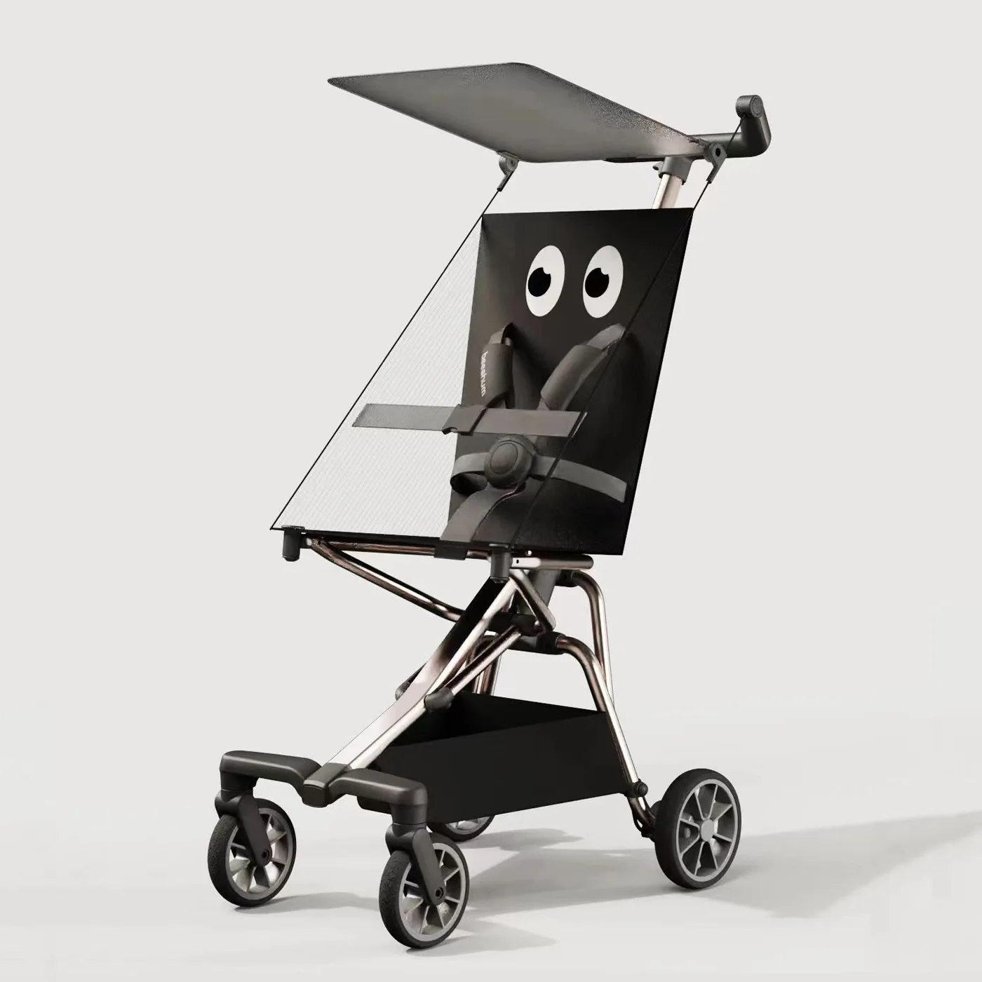 

Baby Stroller Walking Tool Pocket Car Trendy New One Button Folding Lightweight Airplane