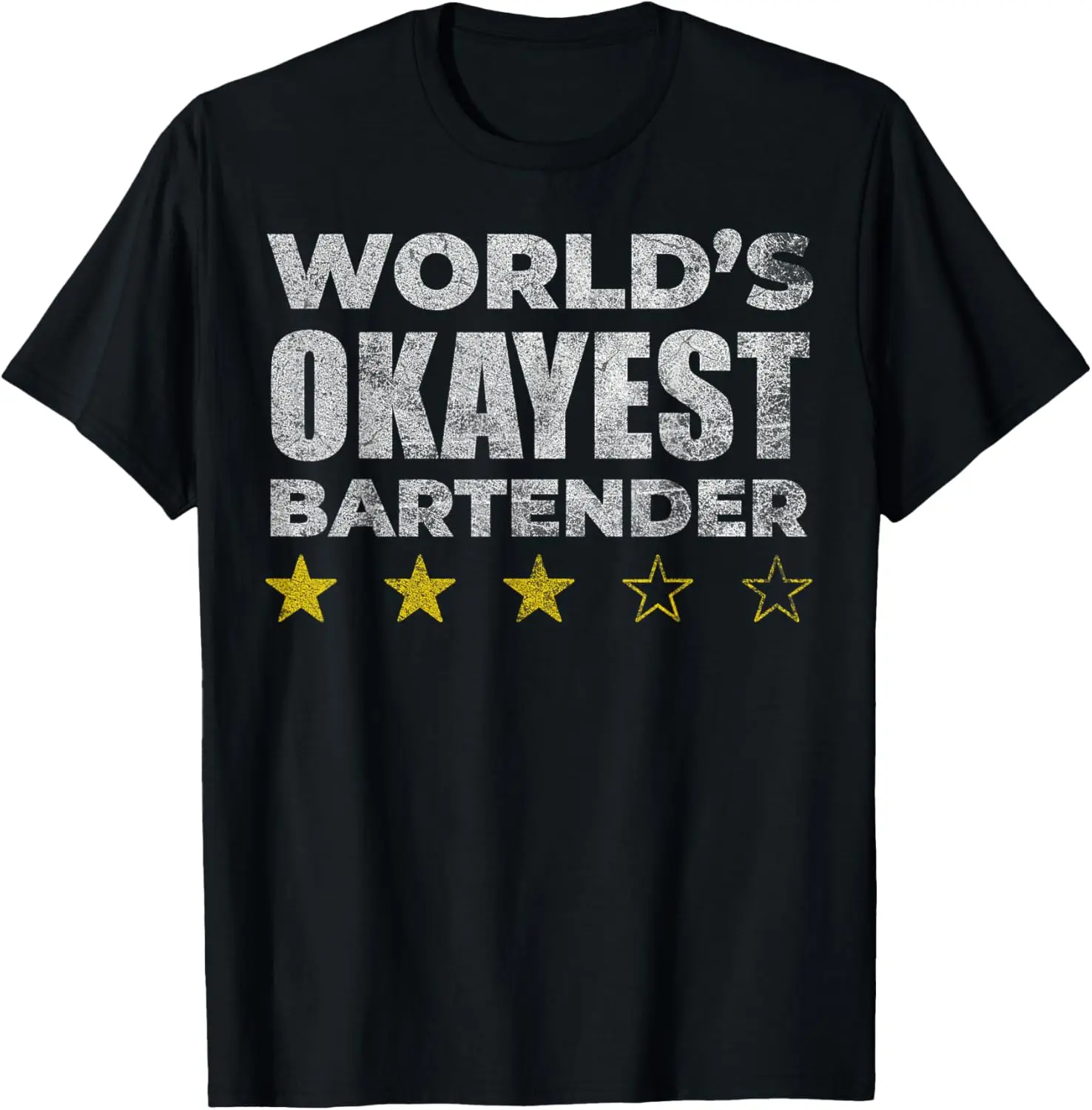 

Funny Worlds Okayest Bartender - Vintage Style
