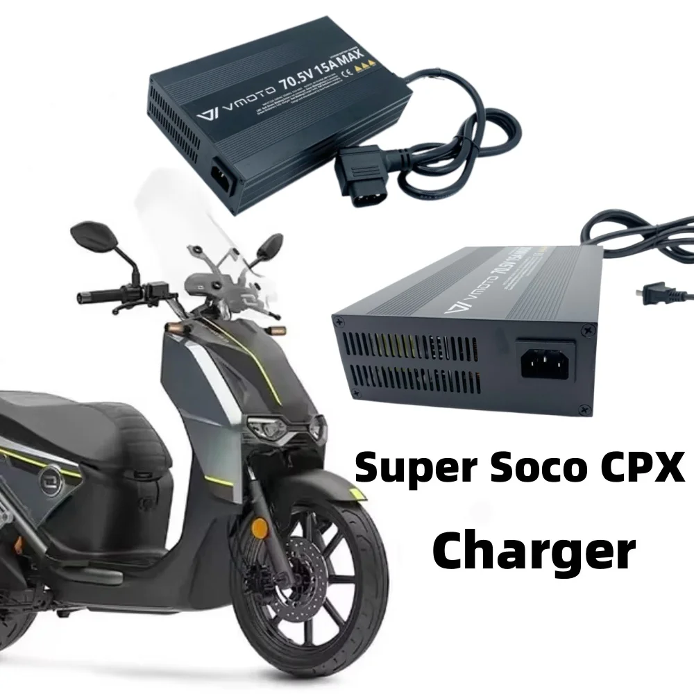 

New Fit Super Soco CPX Charger Special Charger 70.5V 15A For Super Soco CPX