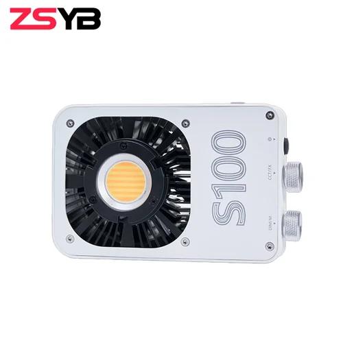 ZSYB 휴대용 핸드 헬드 사진 조명 키트, 포켓 라이트, 야외 사진 조명, 미니 사이즈 CRI96, S100, 100W 
