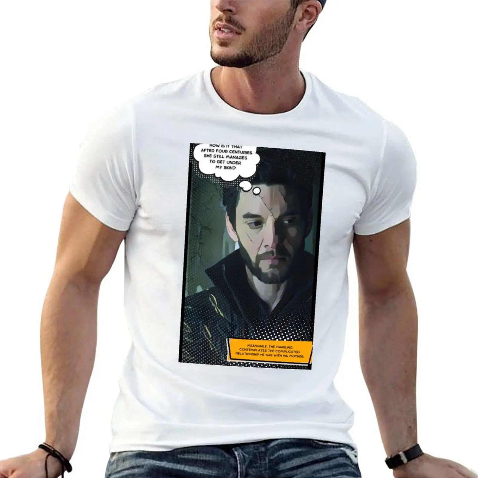 Darkling: Co-Dependency Comic (Ben Barnes) T-Shirt Casual Soft Cotton Short Sleeve Tee