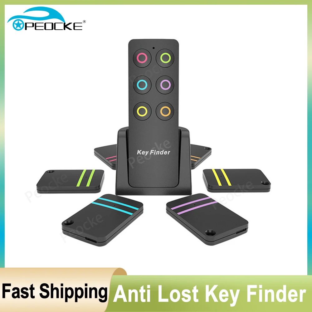 

Анти-потерянный поисковик ключей, расстояние 30 м, анти-потерянный трекер, пульт дистанционного управления, 1 радиочастотный передатчик, 6 приемников, телефонные кошельки, мини-трекер для домашних животных