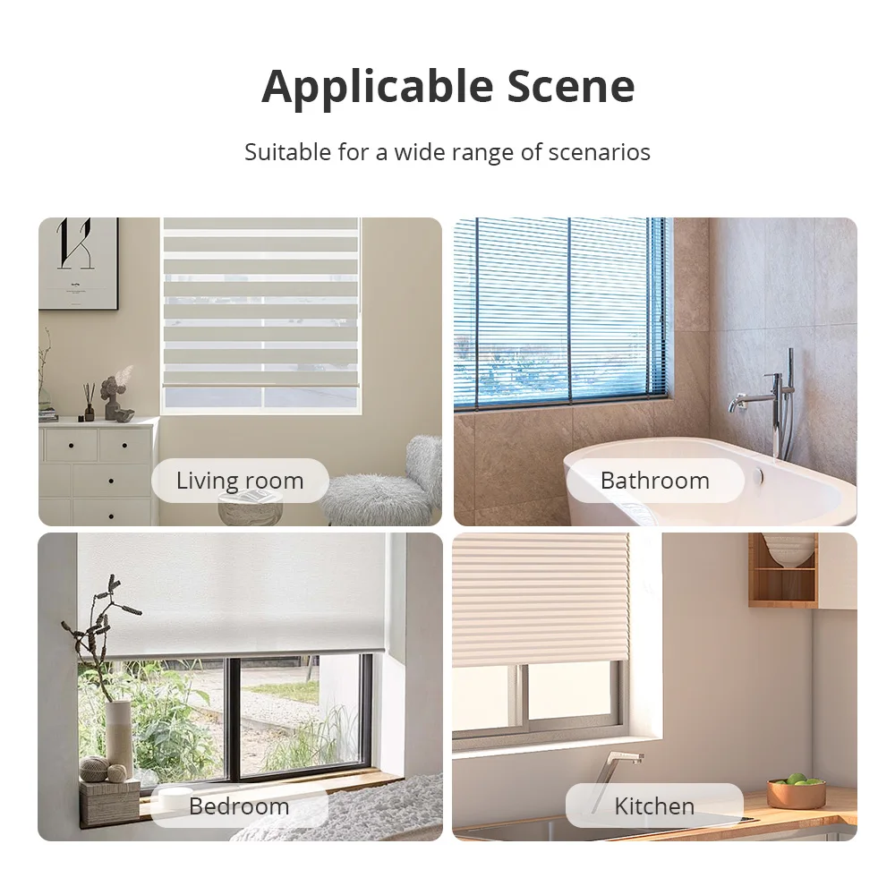 Zemismart Zigbee محرك أعمى يعمل مع Tuya Smart Life لستار الألومنيوم الروماني العمياء على شكل قرص العسل Alexa Google Home Smartthings