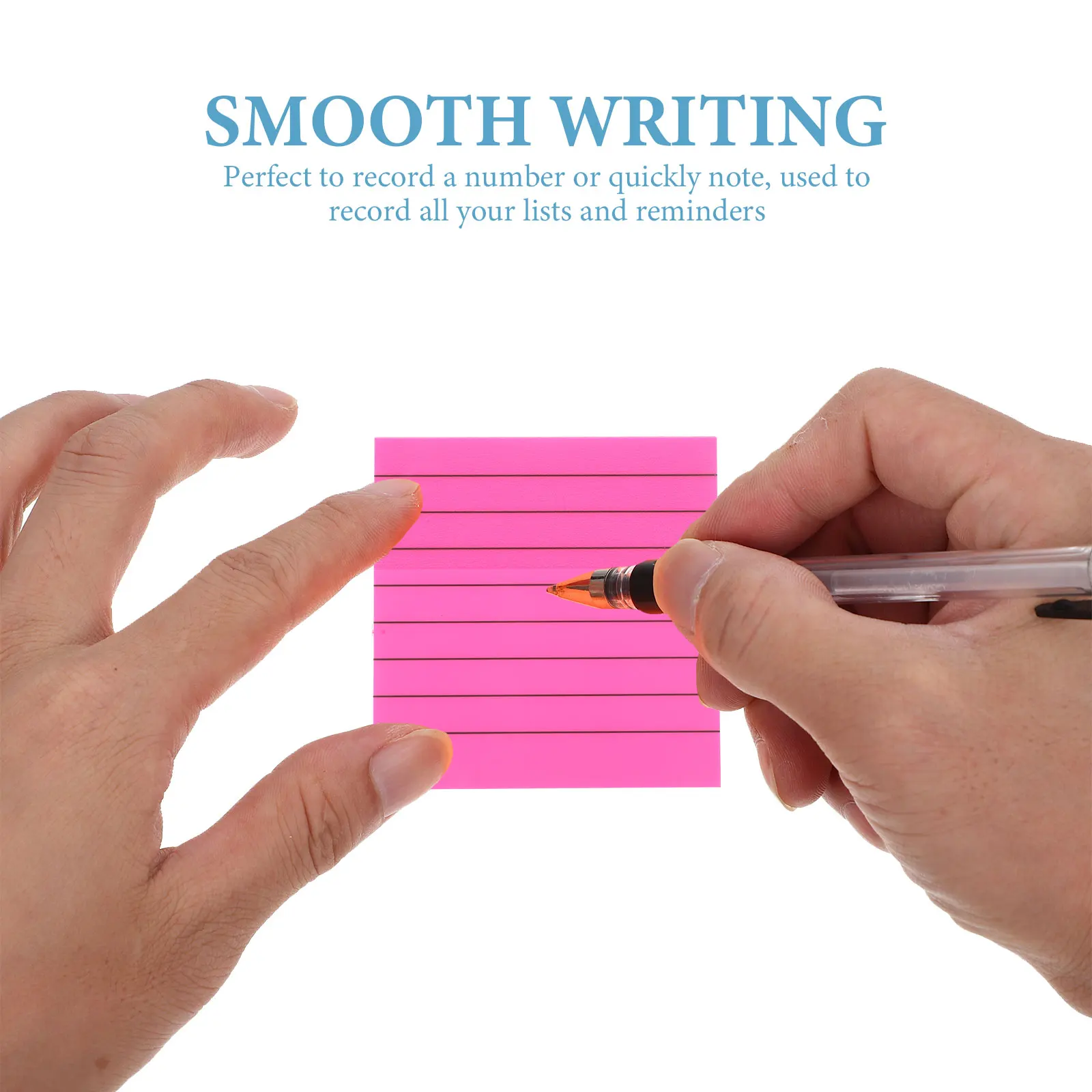 

6 Pcs Colorful Transparent Pads Notepads Stickers Memo Label Small Paper The Pet Office