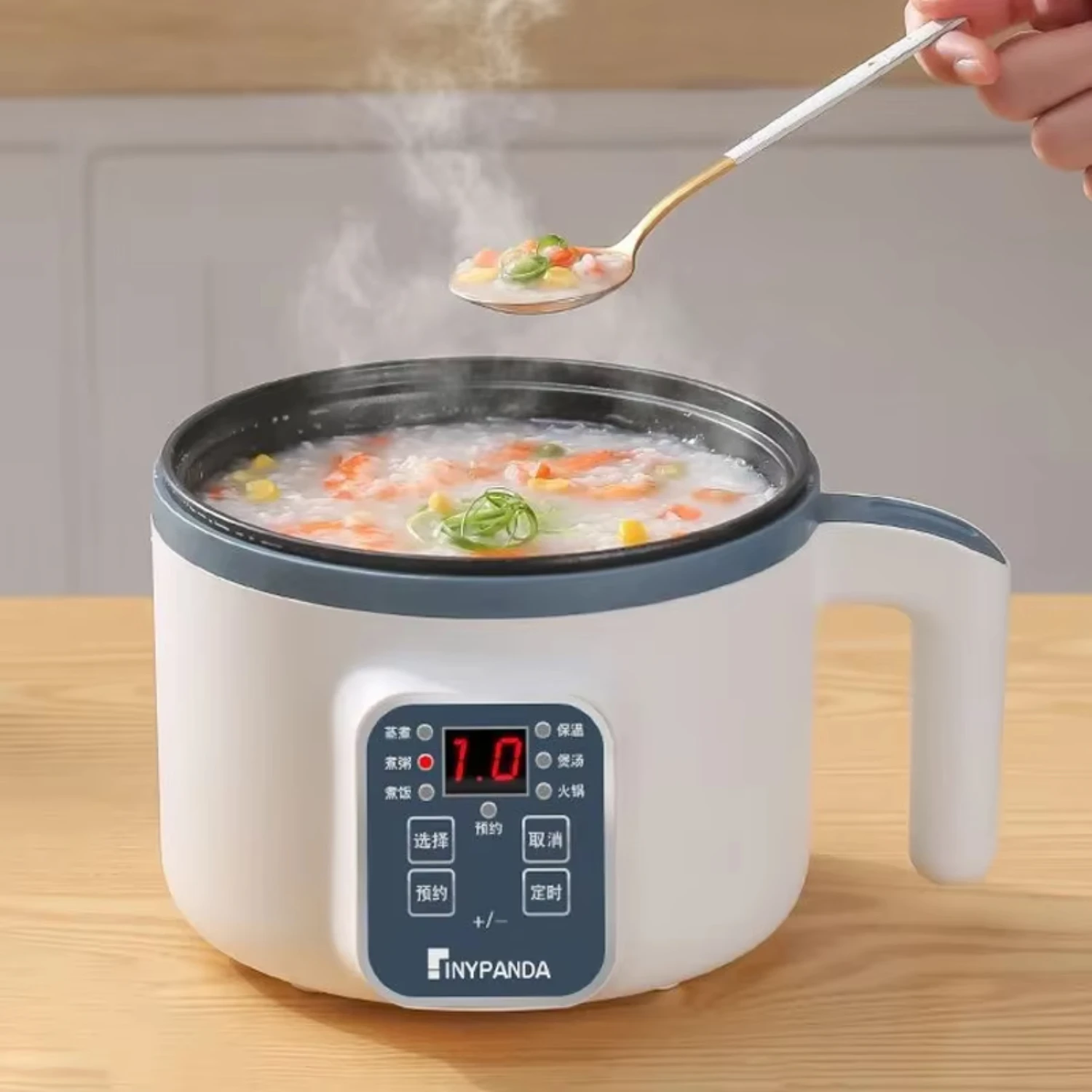 1-2 People  Rice Cooker Single Double Layer 220V Multi Non-Stick Smart Mechanical MultiCooker Steamed Pot