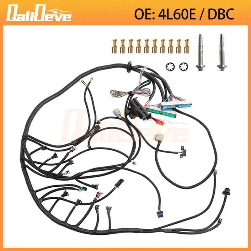 4L60E DBC Standalone Engine Wiring Harness For GM Vortec Engine 4.8L 5.3L 6.0L 97-03 Drive by Wire LS Swap Wire Harness