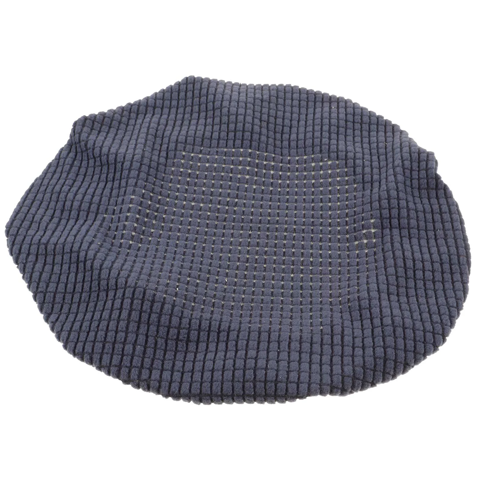 

Folding Chair Round Stool Cover Home Hood Table Protector Decorate Blue Indoor Office