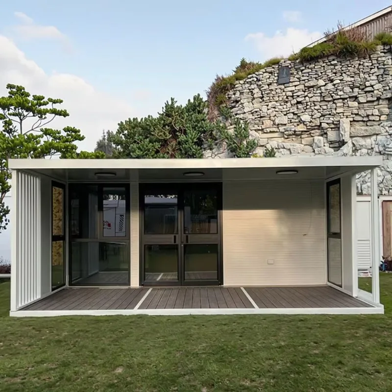 Customized 40ft Folding House Portable Modular Home Prefab Expandable Container Unit On Sale