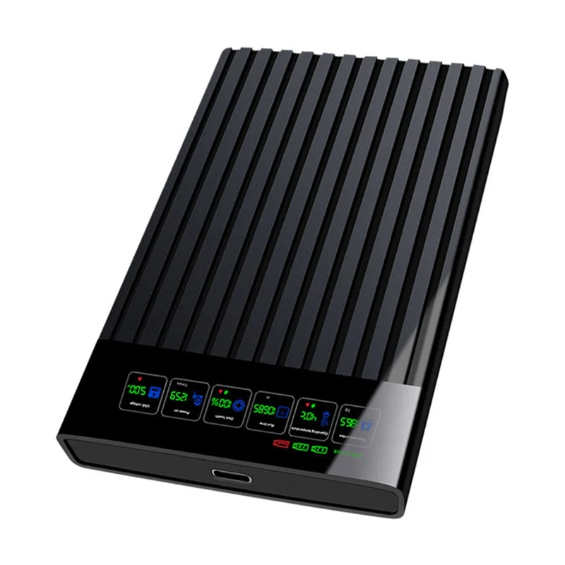 ABFN-Type-C Portable Hard Drive Chassis Intelligent Digital Display 2.5 Inch Laptop External SATA Serial Port U25T