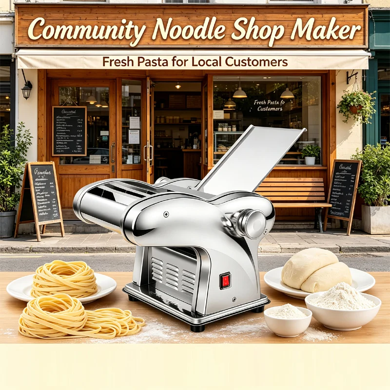 Manual Household Noodle Maker Machine Commercial Multifunction Noodles Machine 18cm Width Noodle Roller Maker Machine