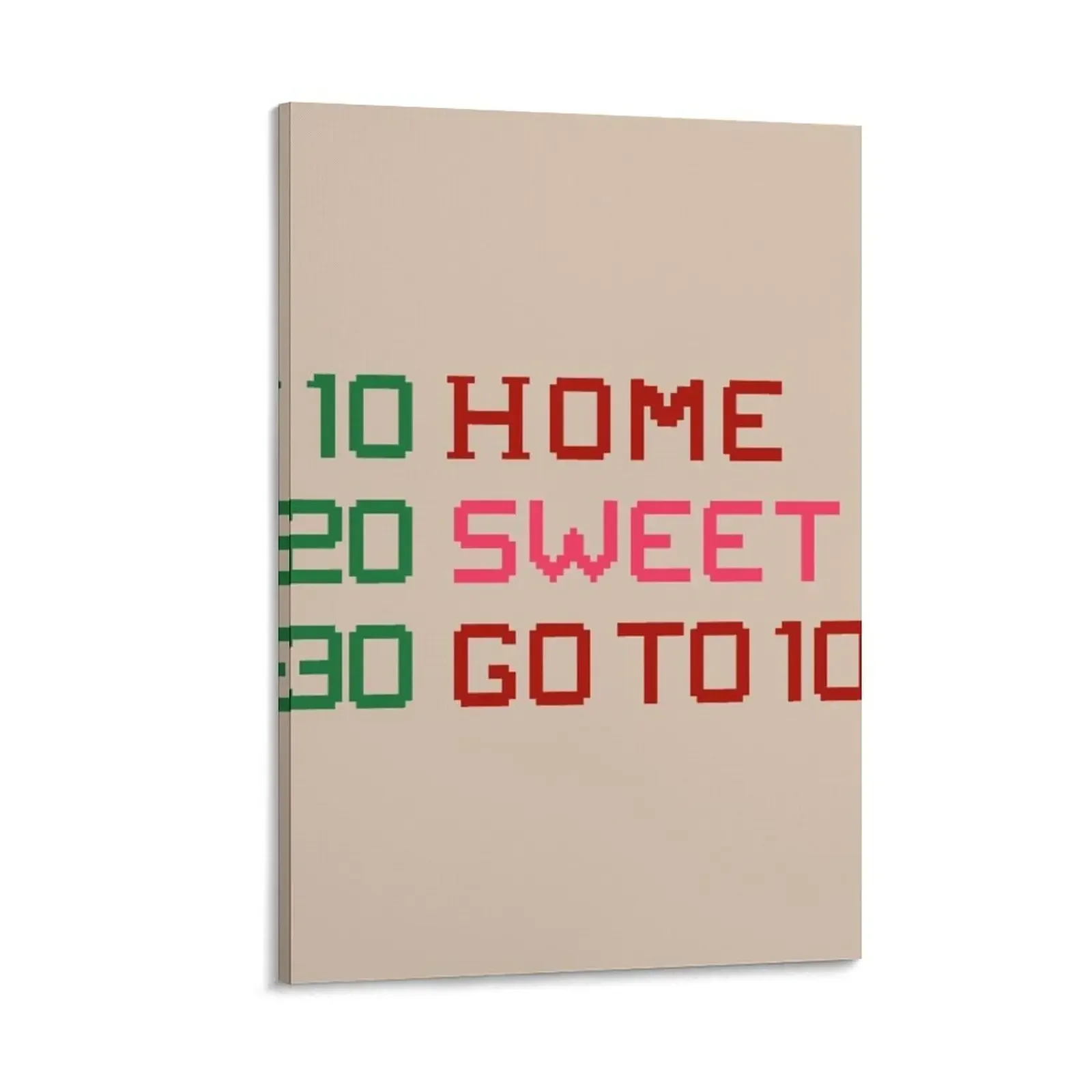 

HOME SWEET GOTO 10 Canvas Painting decor decorative wall poster wallpapers home decor