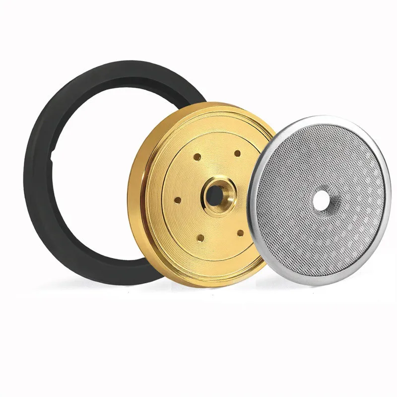 For Pandora/Astoria/Sanremo Espresso Machine Stainless Steel Brew Head & Silicone Seal Ring & 52mm Shower Screen 3pcs Spare Part