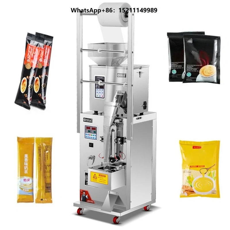 Professional PLC-Controlled Auto-Packing Machine for Powder Beverages, Foods, and Cigarettes Film Pouch Wrapping Sealing