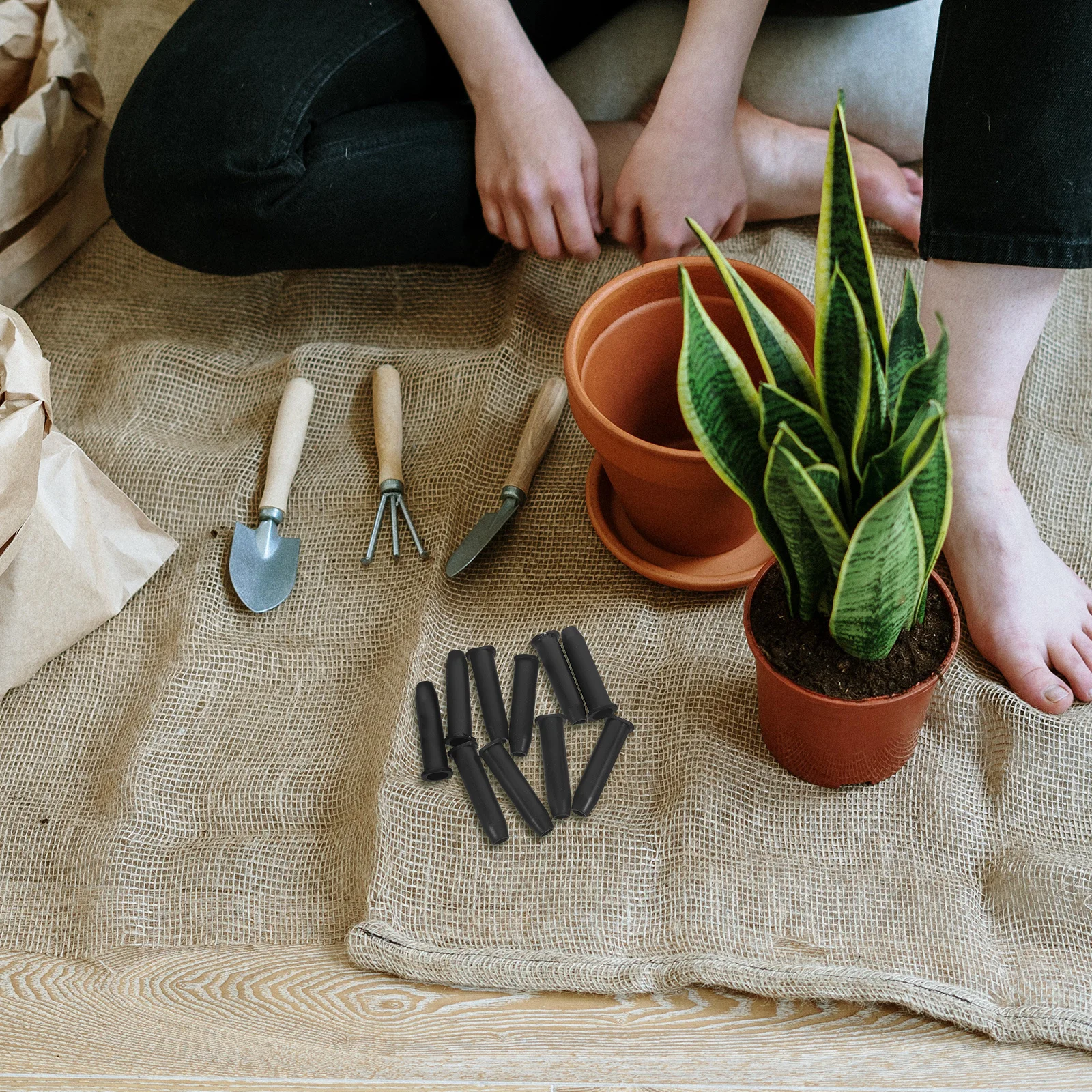 10Pcs Plastic Planter Box Spare Parts Compact Design for Windowsill Vegetable Growing Pot Easy Install Garden Planter Component