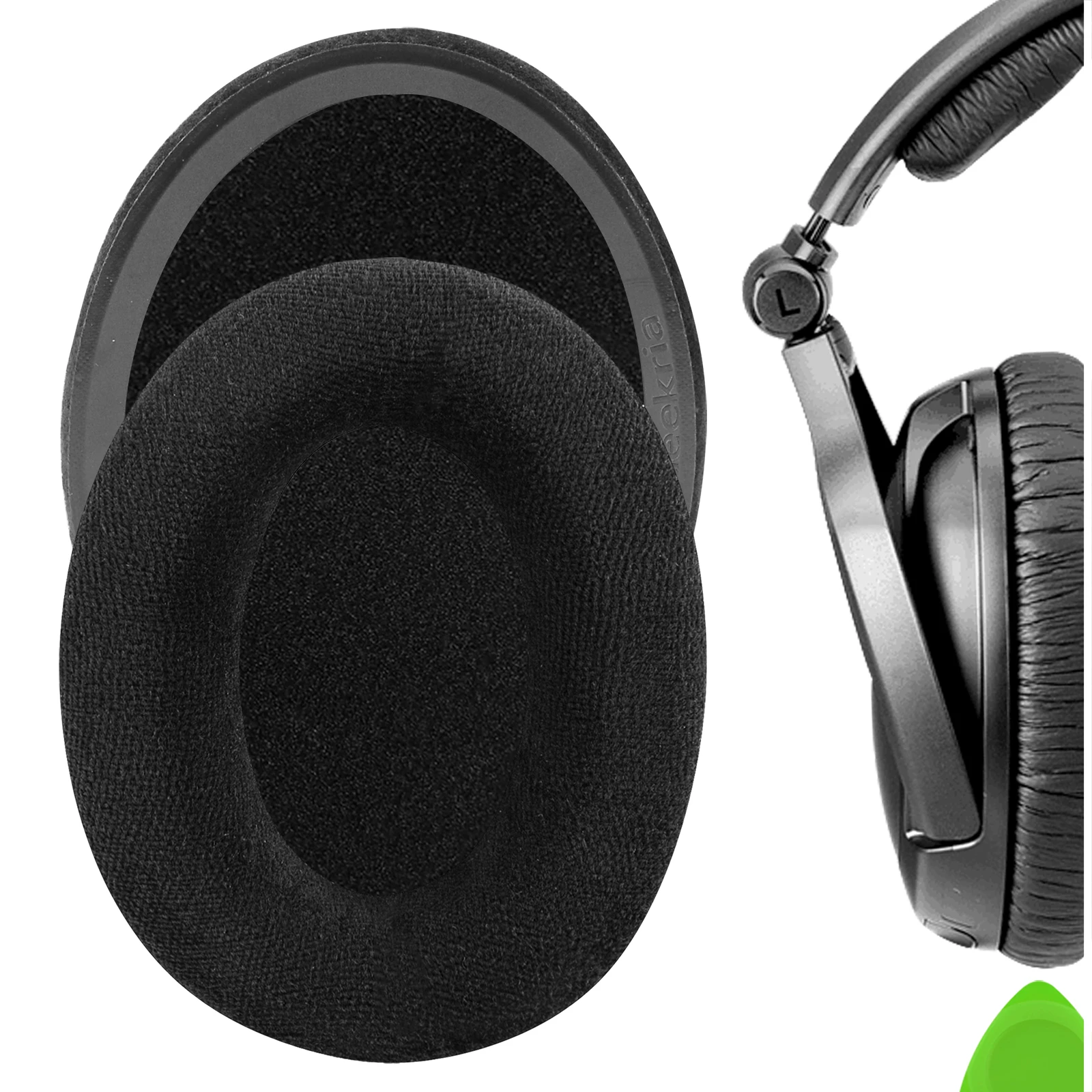 

Geekria Earpads for Sennheiser PXC350 HD380 PC350 PC350 SE PXE350 Replacement Headphones Protein Leather Ear Pads Cover Cushions