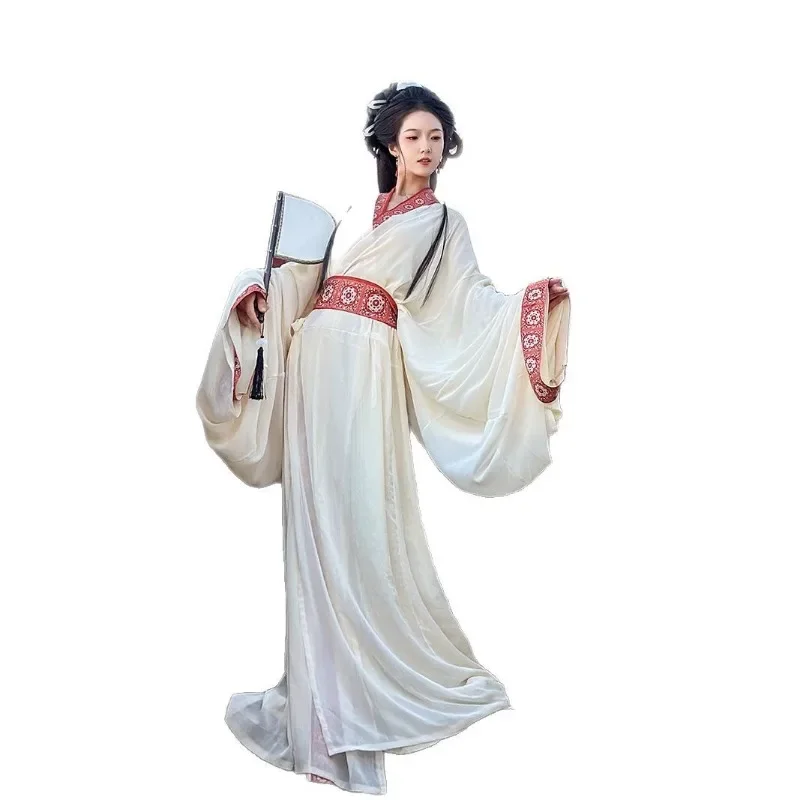 

Genuine original Hanfu women's Warring States robe, Mashan Chu tomb straight train restores the traditional ancient style