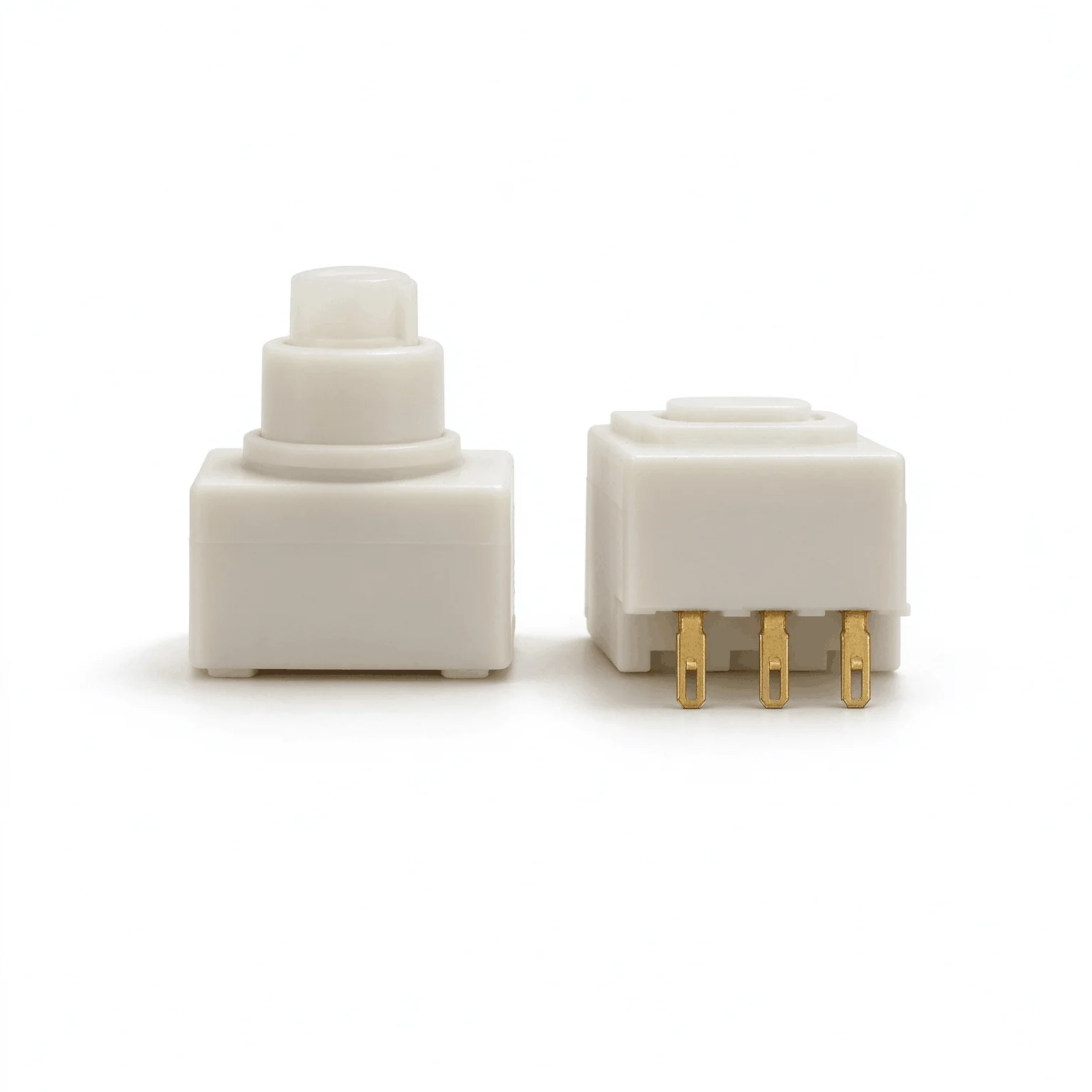 2PCS Original DEFOND Push Touch Switch DPN-3-07 5A 14VDC 3 Foot Self-Reset Self-Play Button