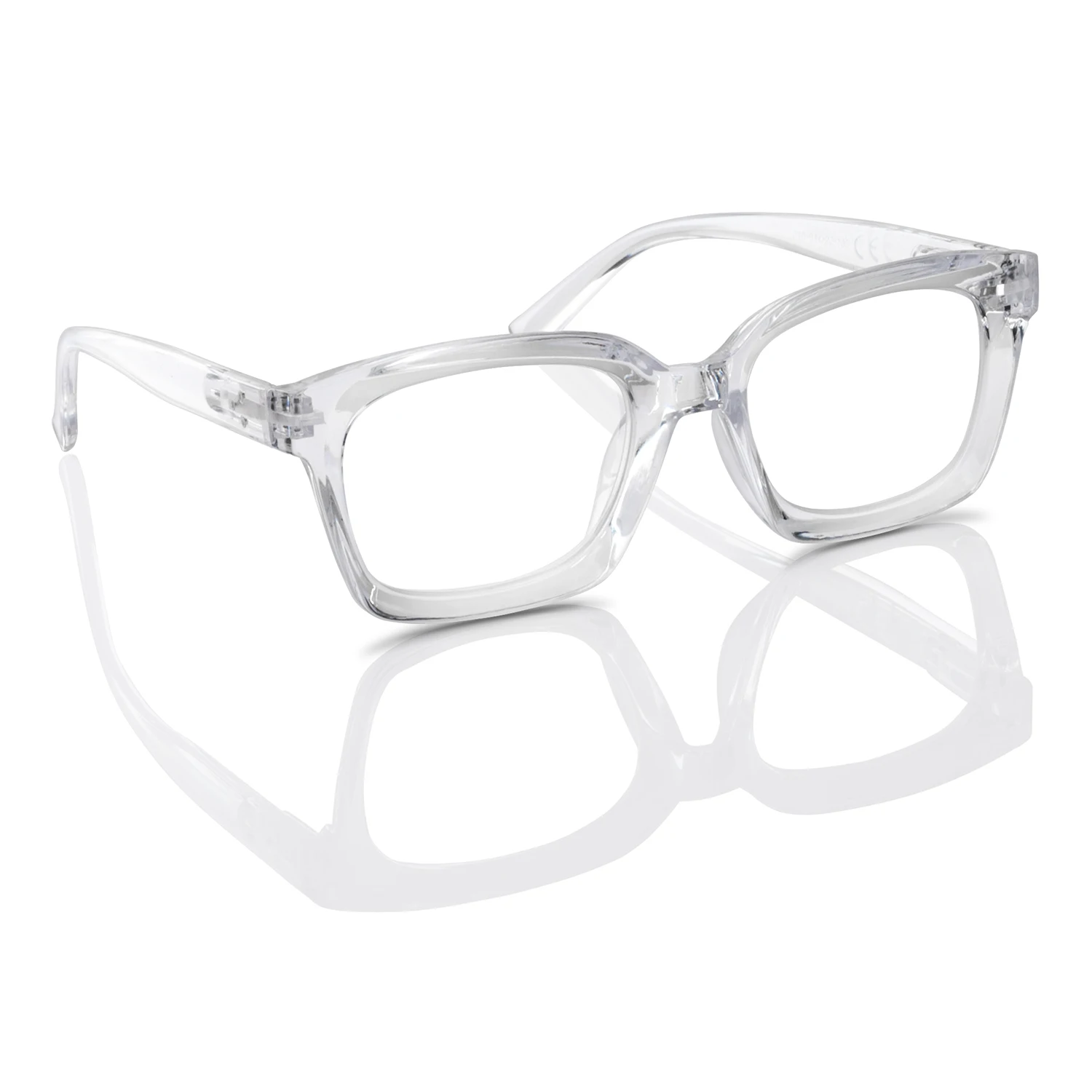 3 قطعة نظارات القراءة الموضة النسائية المتضخم مربع كبير إطار نظارات مكبرة طول النظر الشيخوخي نظارات الديوبتر + 1.0 ~ + 3.0