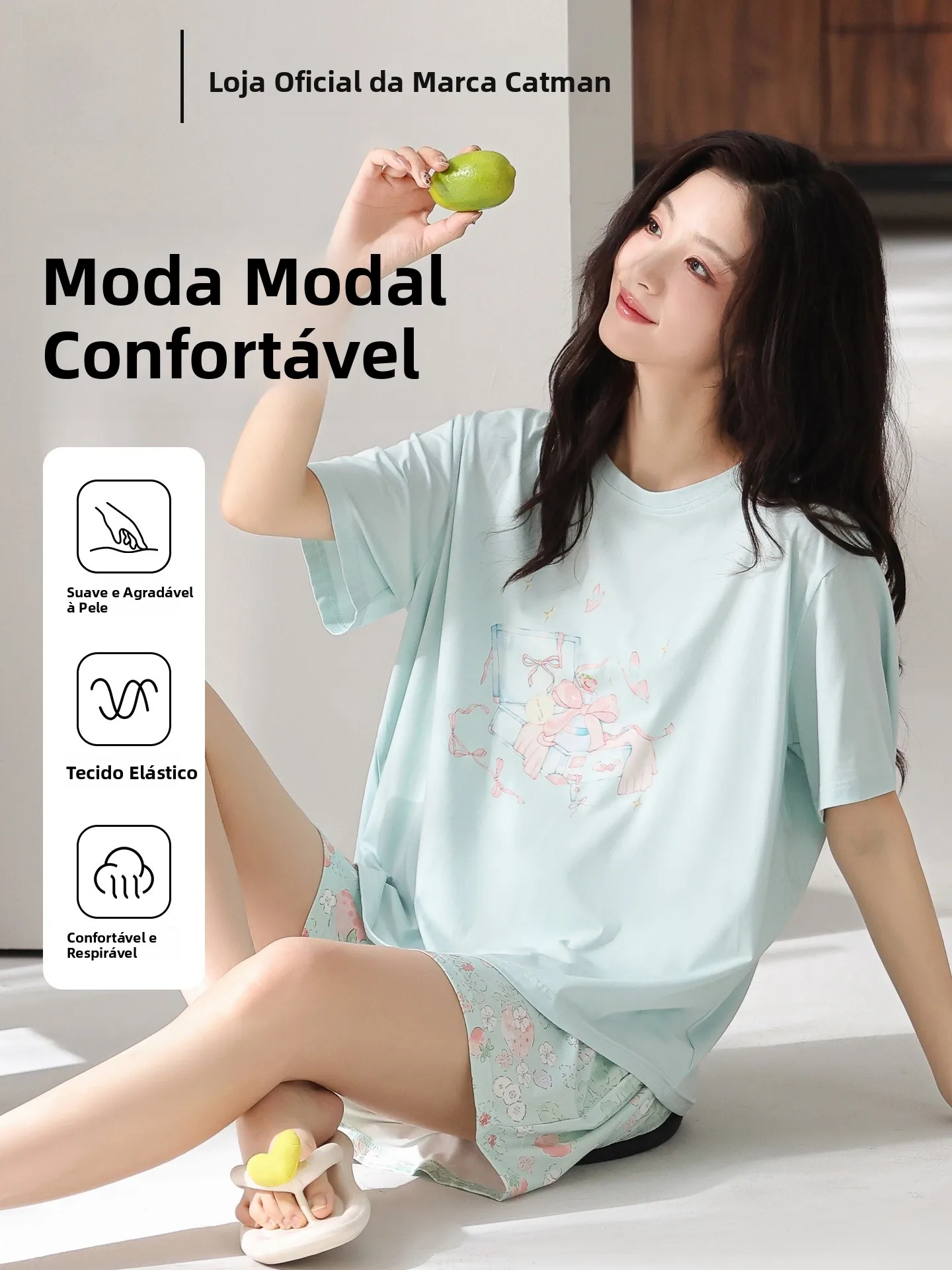 woman-summer-sleepwear-short-sleeve-modal-cotton-home-clothes-set-casual-lightweight-outerwear-suitable-for-outdoor