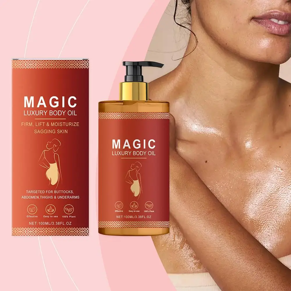 

100ml Besque Magic Body Oil Plump And Glowing Tightening Moisturizing Hydrates Lasting Charm Firming For Full Body Use Skin Care