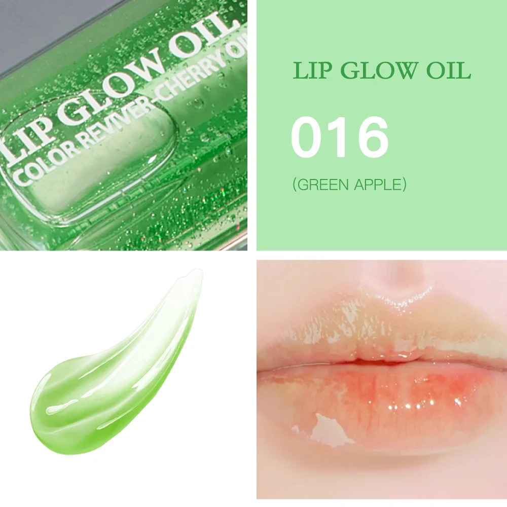 1Piece Moisturizing Lip Glow Oil Crystal Jelly Lip Oil Plumping Lip Gloss Sexy Lip Plumper Glaze Tinted Makeup Gift 10 Color