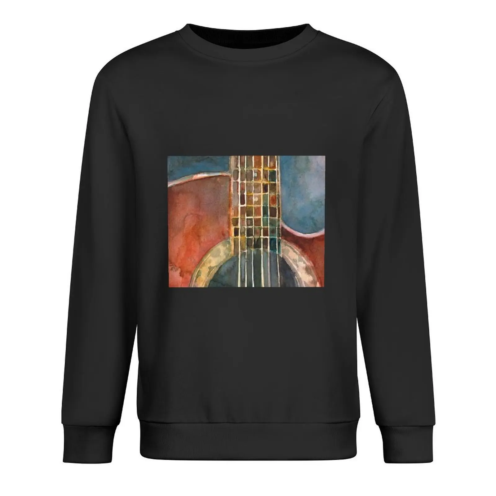 

Ovation Acoustic Red Guitar Pullover mens clothing mens clothes men's sweat-shirt set tracksuit men new sweatshirt
