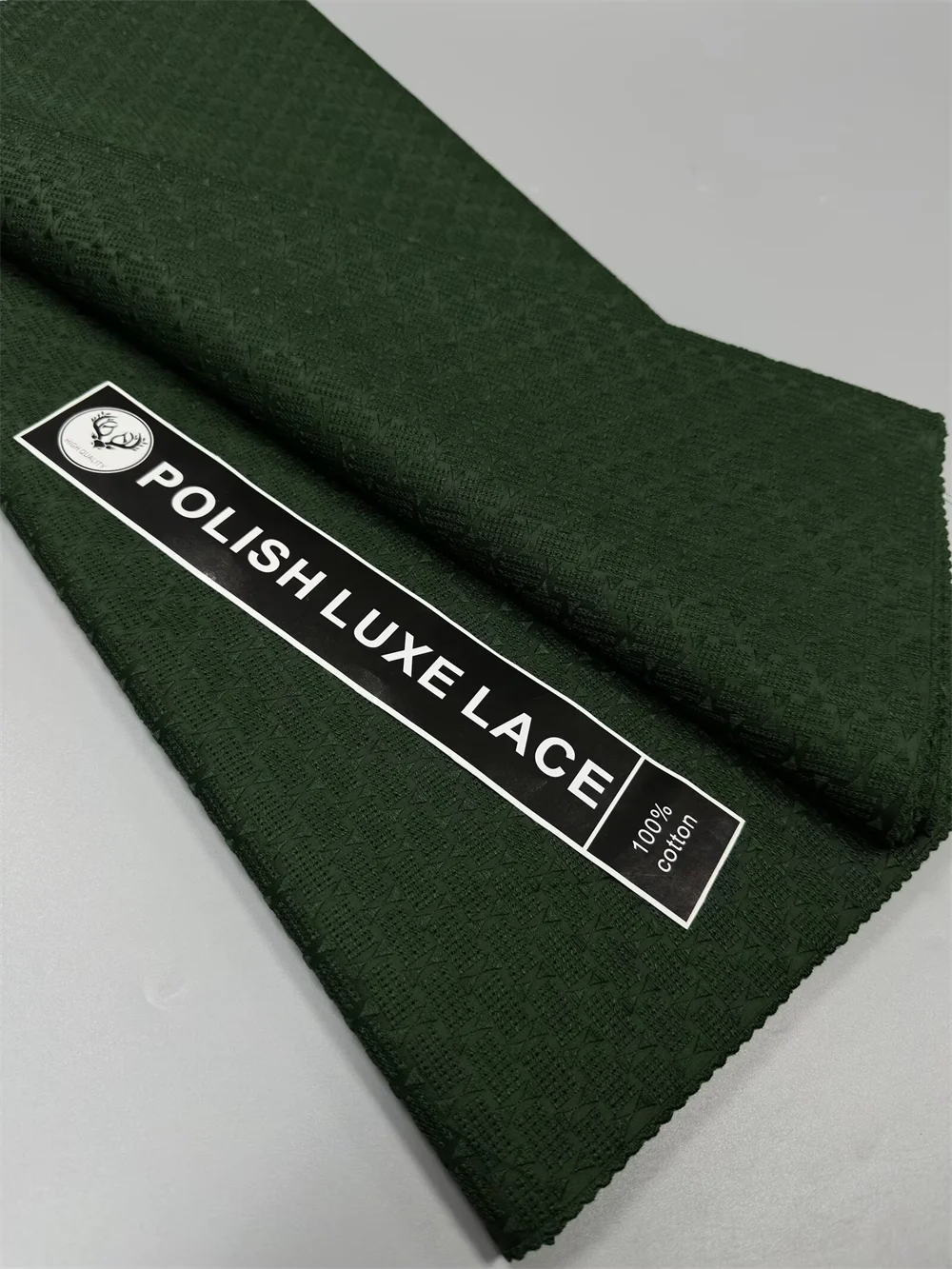 Luxury 5 Yards Nigerian 100% Cotton Polish Satin Embroidery Fabric High Quality Swiss Voile Lace Material For Men Dubai Style FS