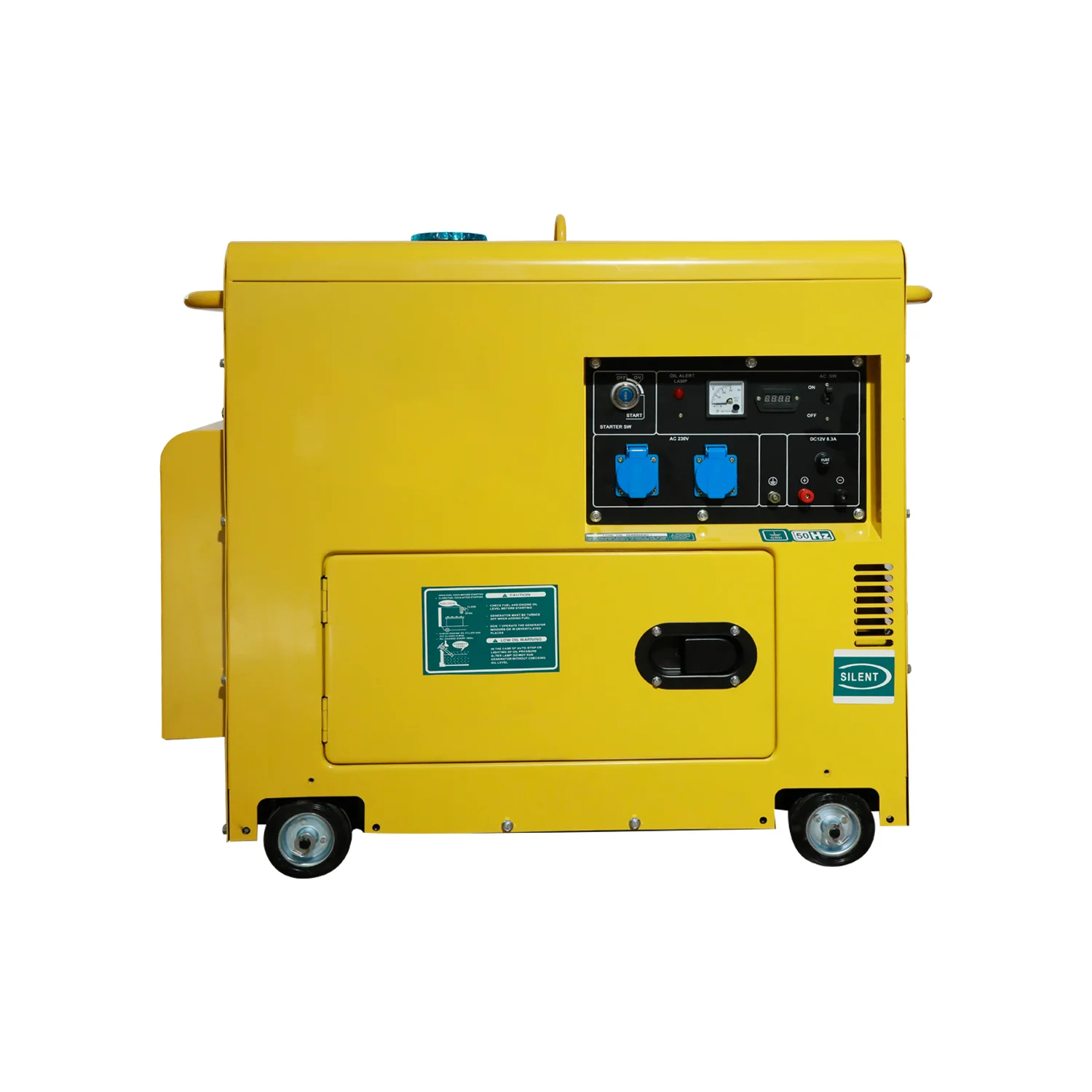 7KW Customizable Air-Cooled Heavy Duty Single Phase Dies el Generator Silent Type with Durable Construction