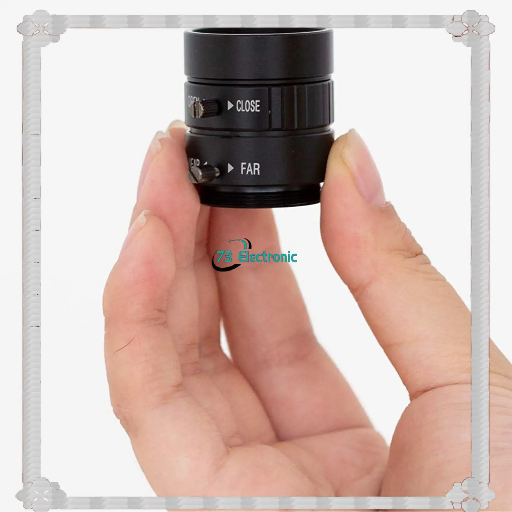 24-Hour Delivery CS-Mount Lens For Raspberry Pi HQ Camera, 12Mm Focal Length With Manual Focus And Adjustable Aperture