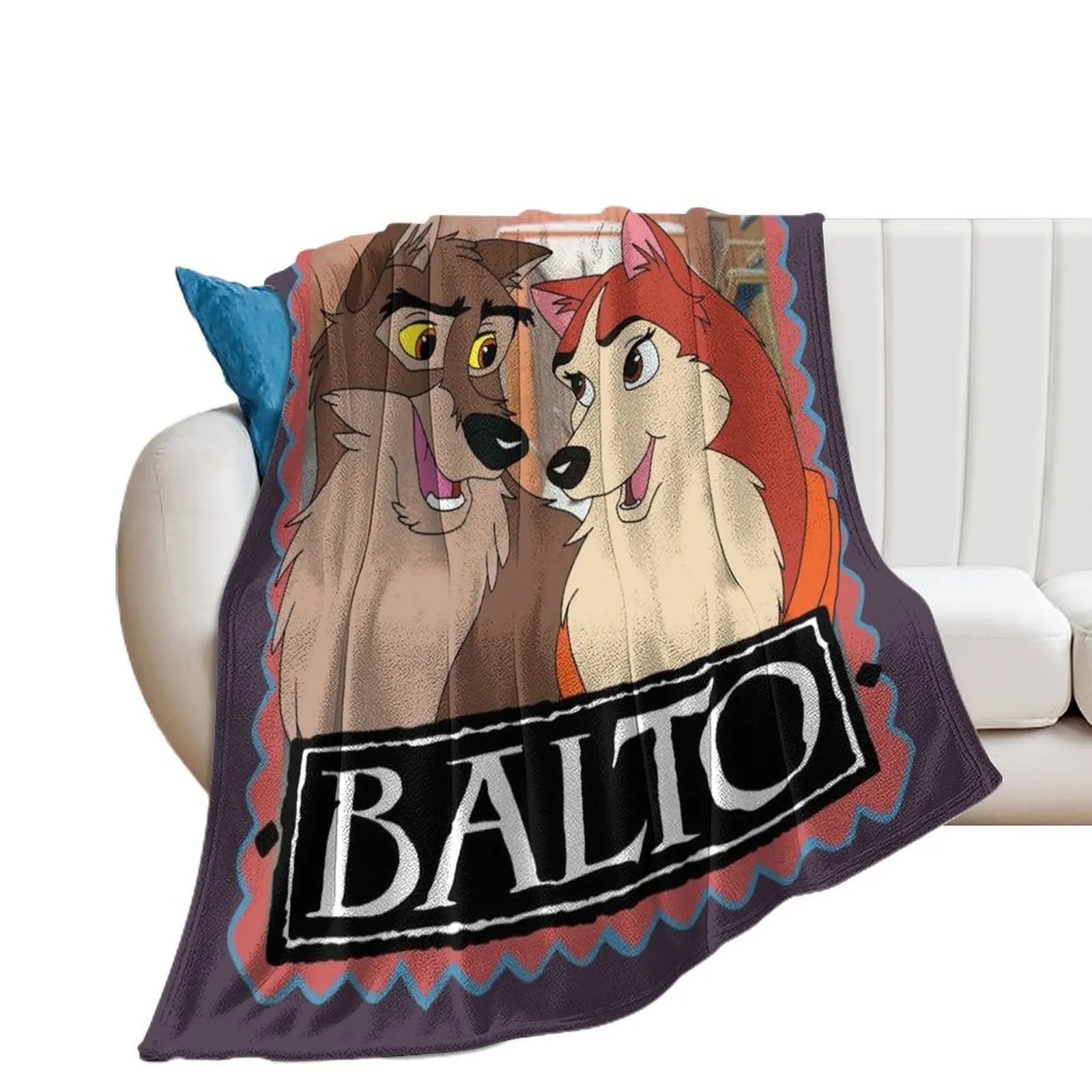 Balto And Jenna Throw Blanket halloween funny gift Blankets