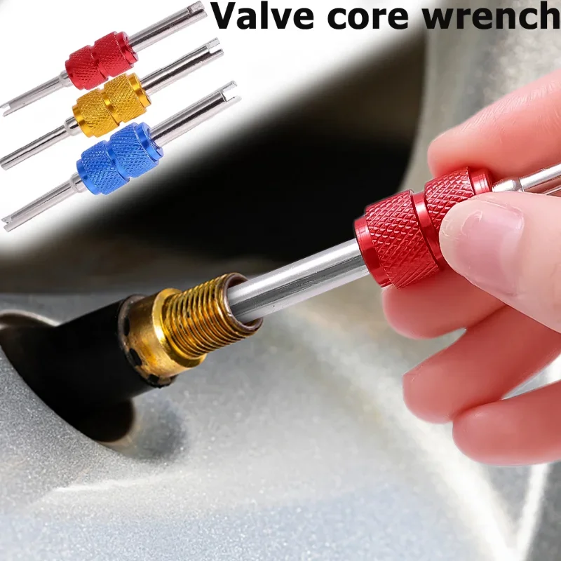 Tube Air Nozzle Wrench Universal Tire Valve Core Disassembly Tools  Car Truck Bike Repair Tool Automobile Accessories